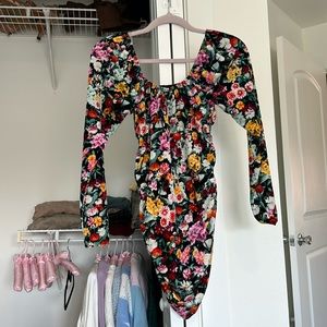 Floral mini dress